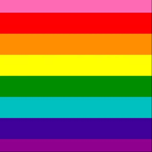 Primeira bandeira do Orgulho, feita por Gilbert Baker Primeira bandeira do Orgulho, feita por Gilbert Baker