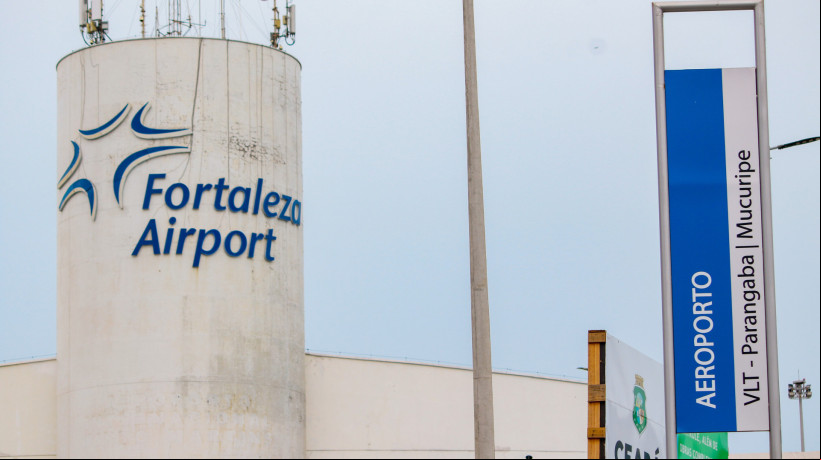 O Aeroporto Internacional de Fortaleza teve um aumento de 4,5% no fluxo de ageiros em 2025, superando os terminais de Recife e Salvador 